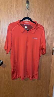 Columbia Omni-Freeze Zero Omni-Wick 1/4 Zip Short Sleeve Pullover Shirt